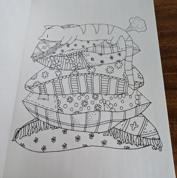 "Coloring Cat Farts" Coloring Book - Picture 5 of 8